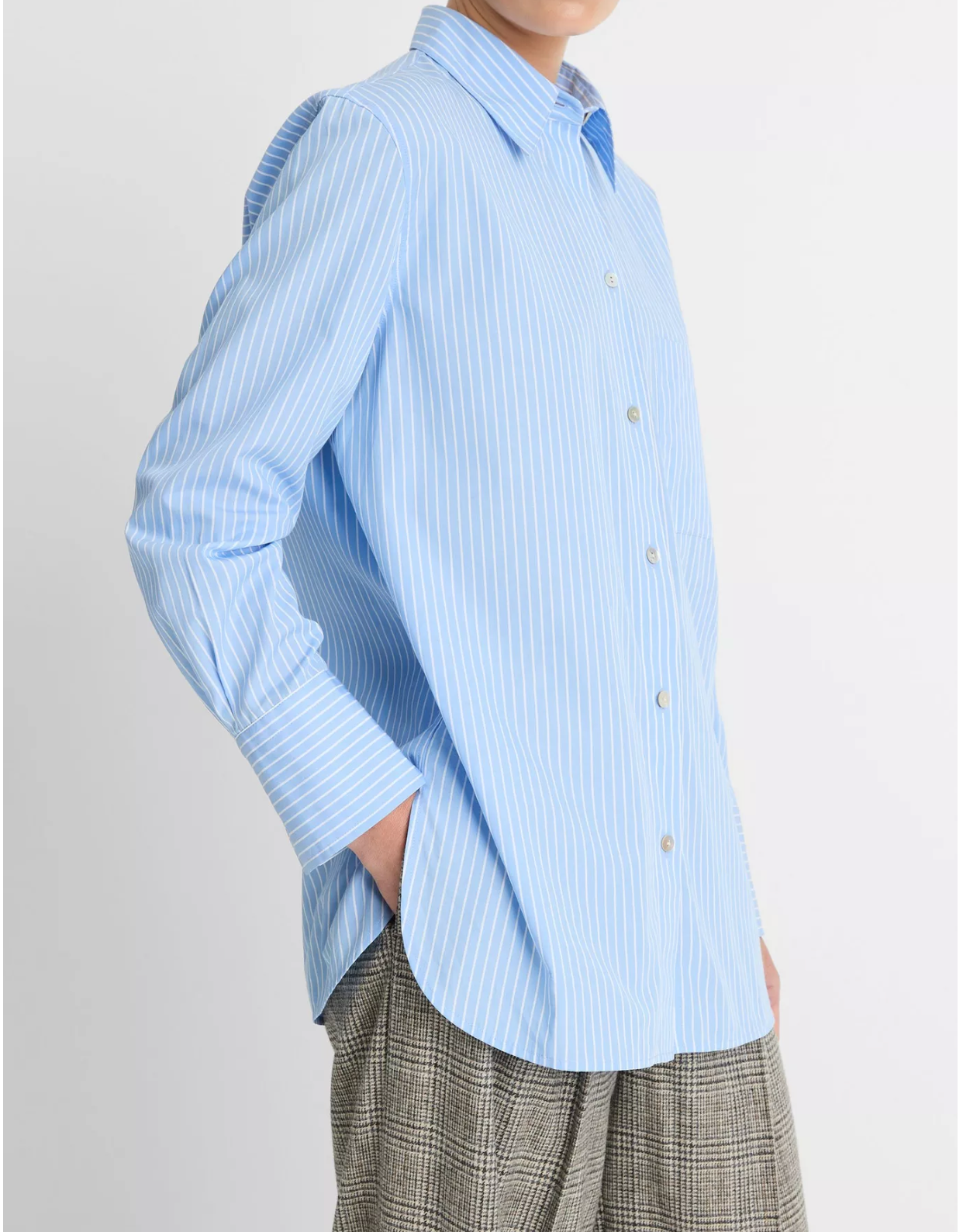 Cotton Relaxed Straight Shirt