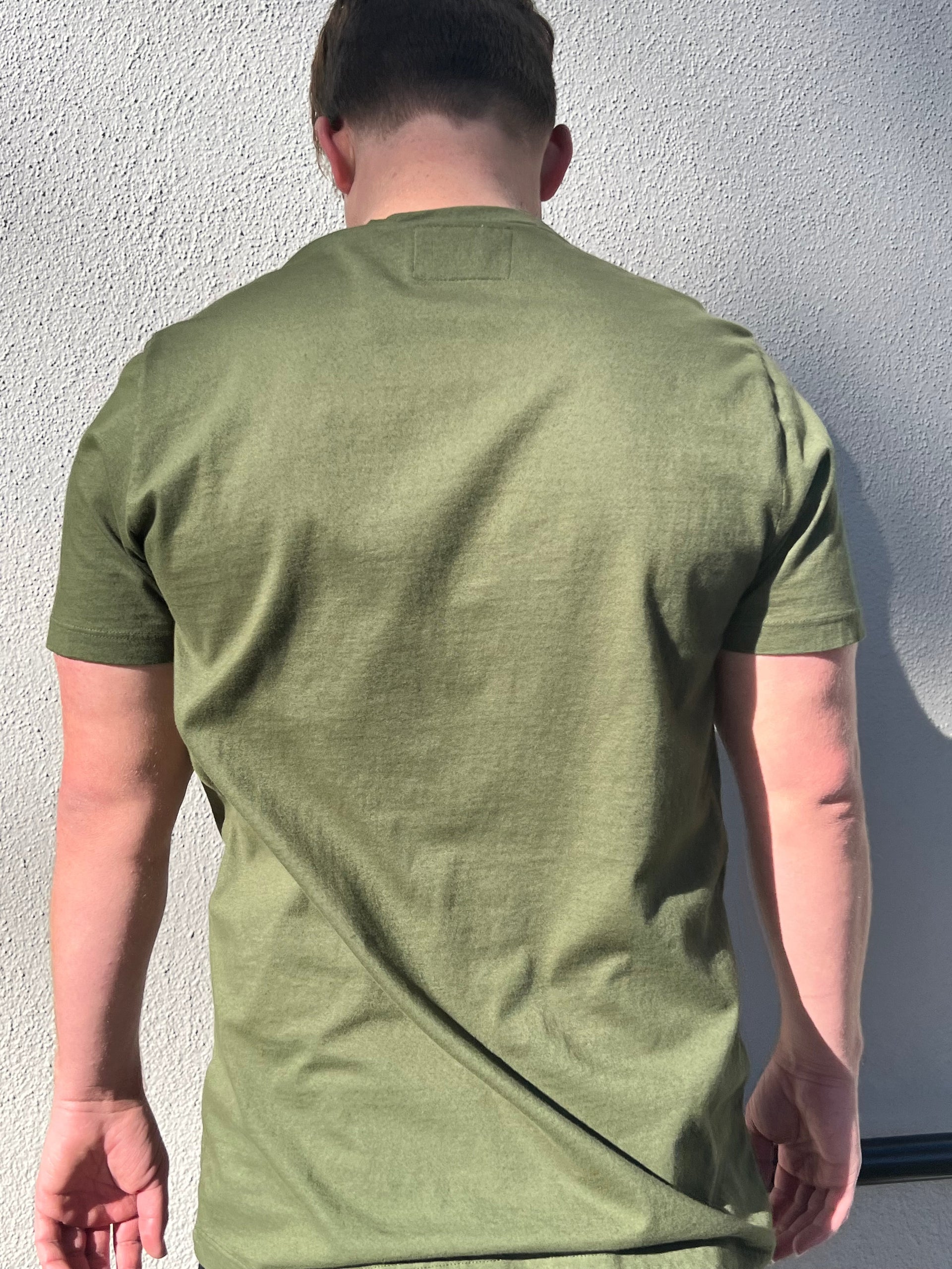 Baby Pima T-Shirt - Artillery Green