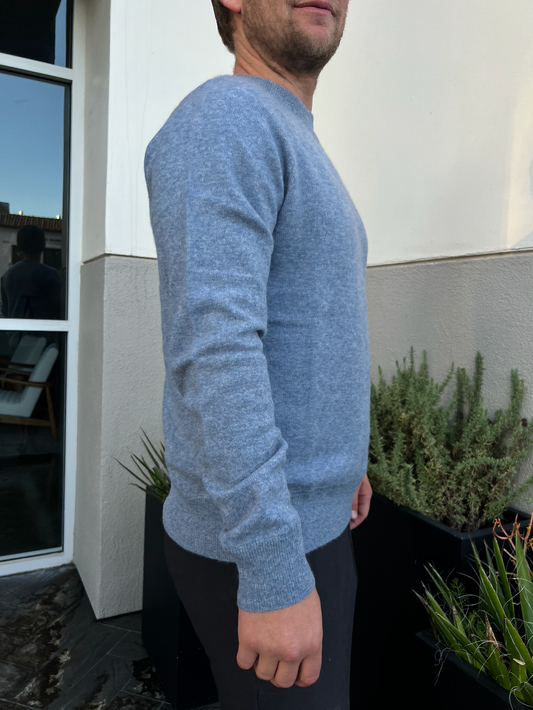 Cashmere Sweatshirt - Denim