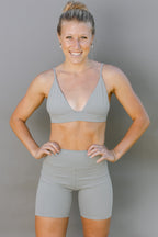 Bare Biker Short - Slate