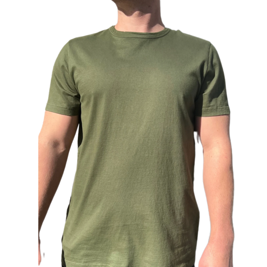 Baby Pima T-Shirt - Artillery Green