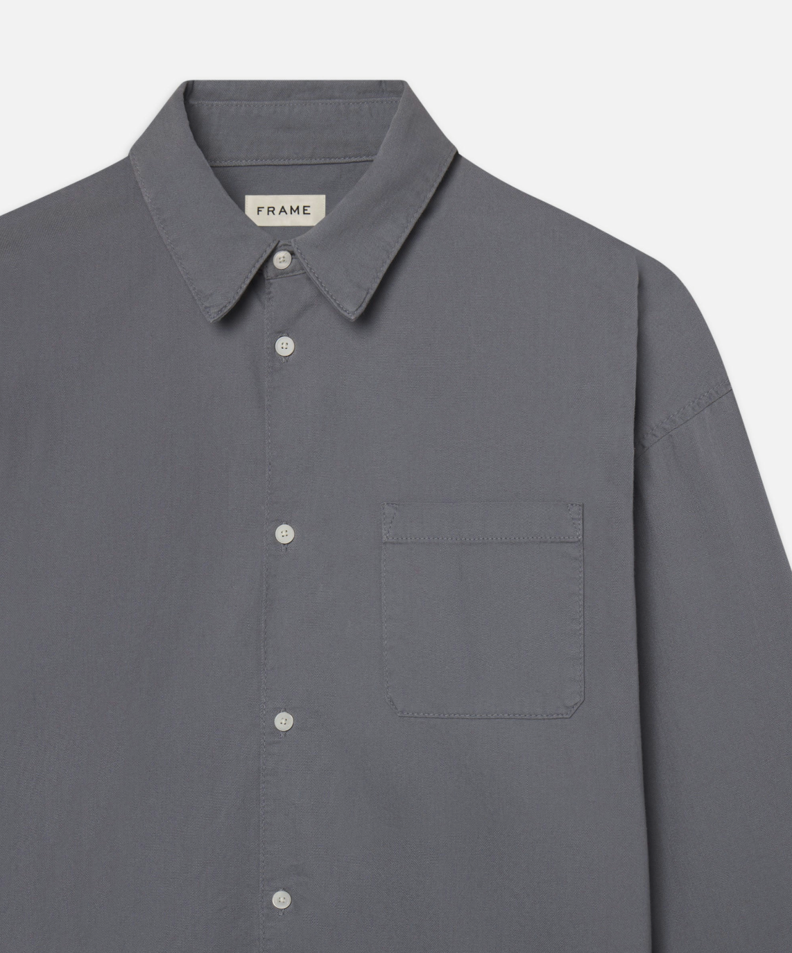 Relaxed Denim Shirt - Smoky Blue