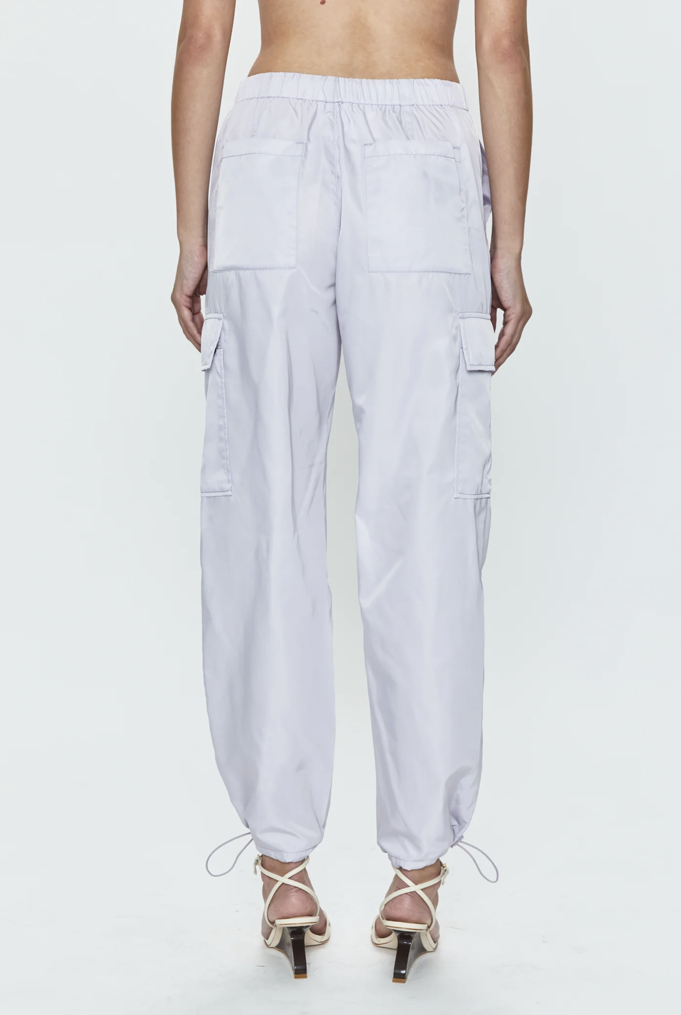 Jade Light Weight Cargo Trouser - Lilac Mist