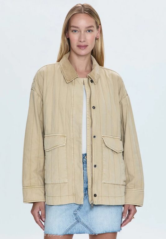 CECILE QUILTED JACKET - CANOE