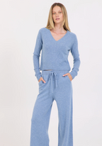 Bixby Cashmere Pant- Denim