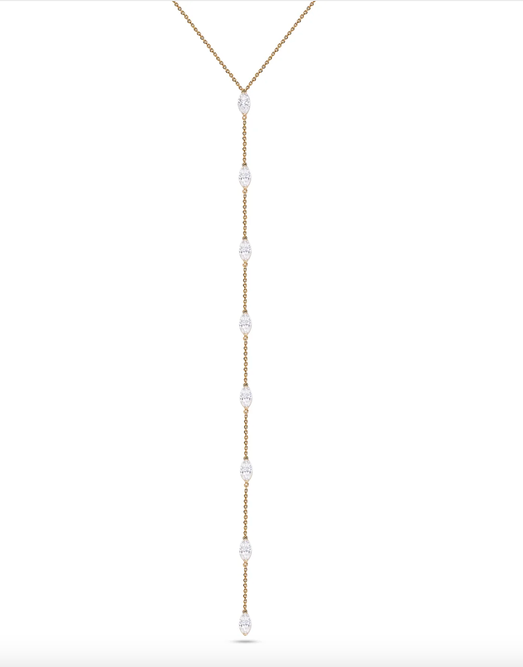 LONG MARQUISE LARIAT