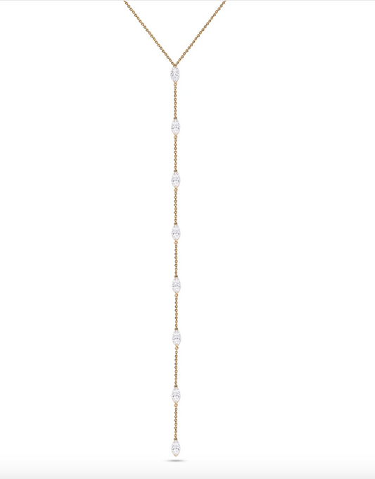 LONG MARQUISE LARIAT