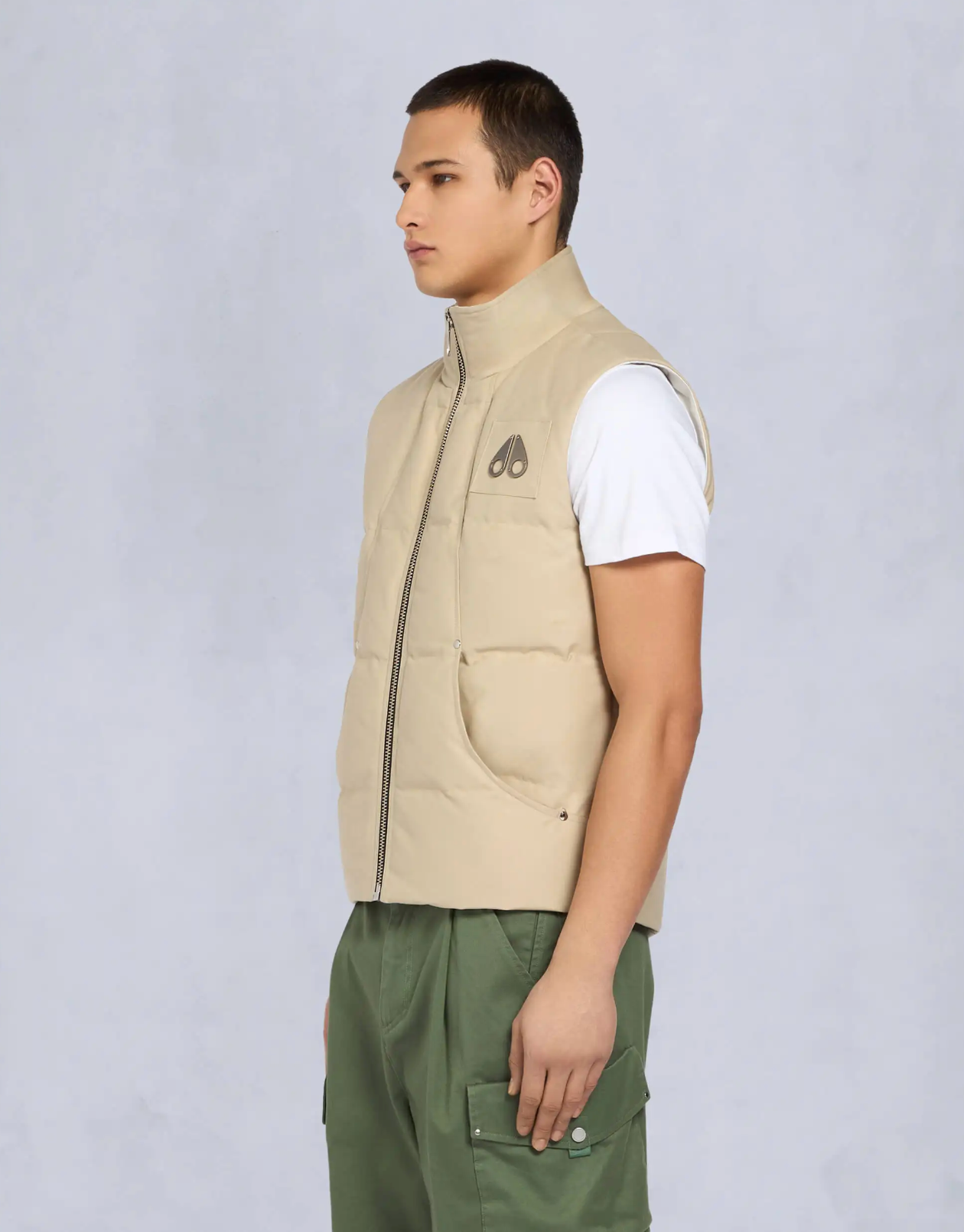 Montreal 2Toned Vest- TannedW/Bone