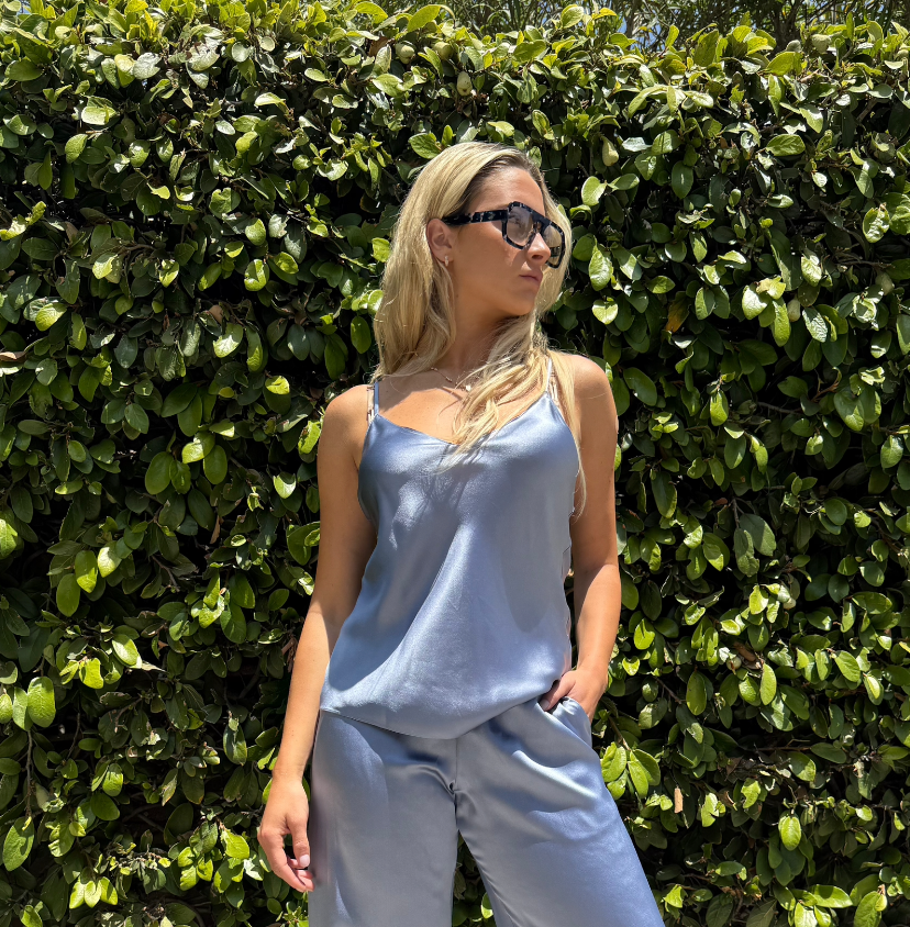 Gloria Silk Cami - Dusty