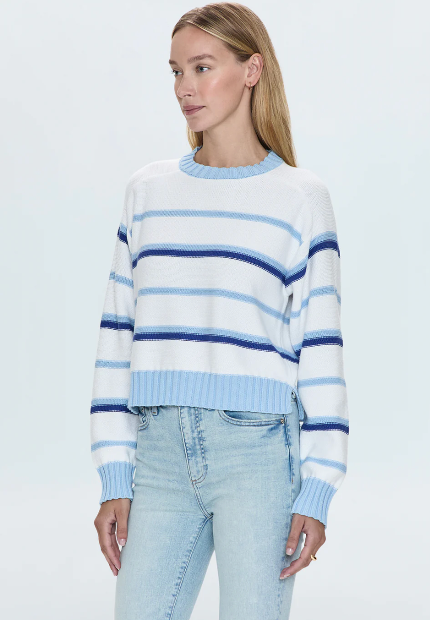 ADINA SWEATER - PACIFIC STRIPE