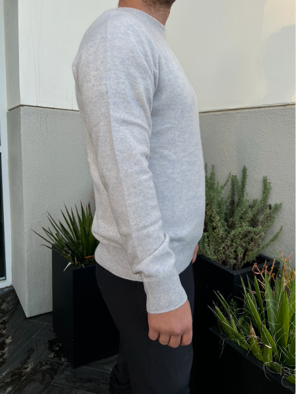 Cashmere Sweatshirt - Frost Gray