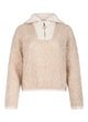 Italian Luxe Boucle Quarter Zip - Sand SD