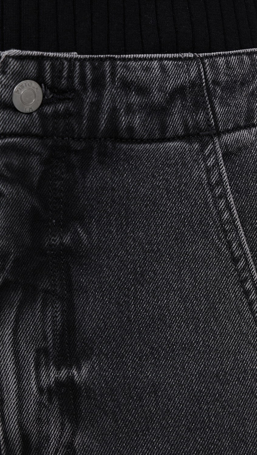 Lottie High Bowed Leg Jean - Zen