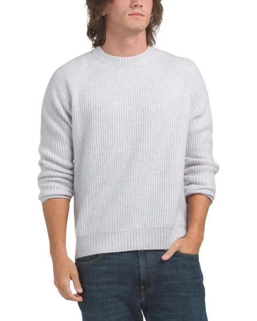 Luxe Cashmere Fisherman - Frost Grey